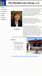 Mobile Screenshot of manekelaw.com